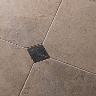 Belsay Blue Beige Distressed Limestone